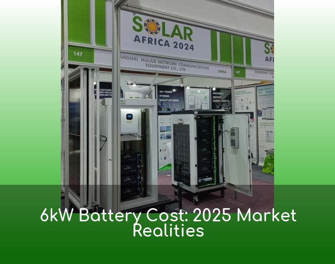 6kW Battery Cost: 2025 Market Realities